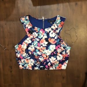 Floral Crop Top